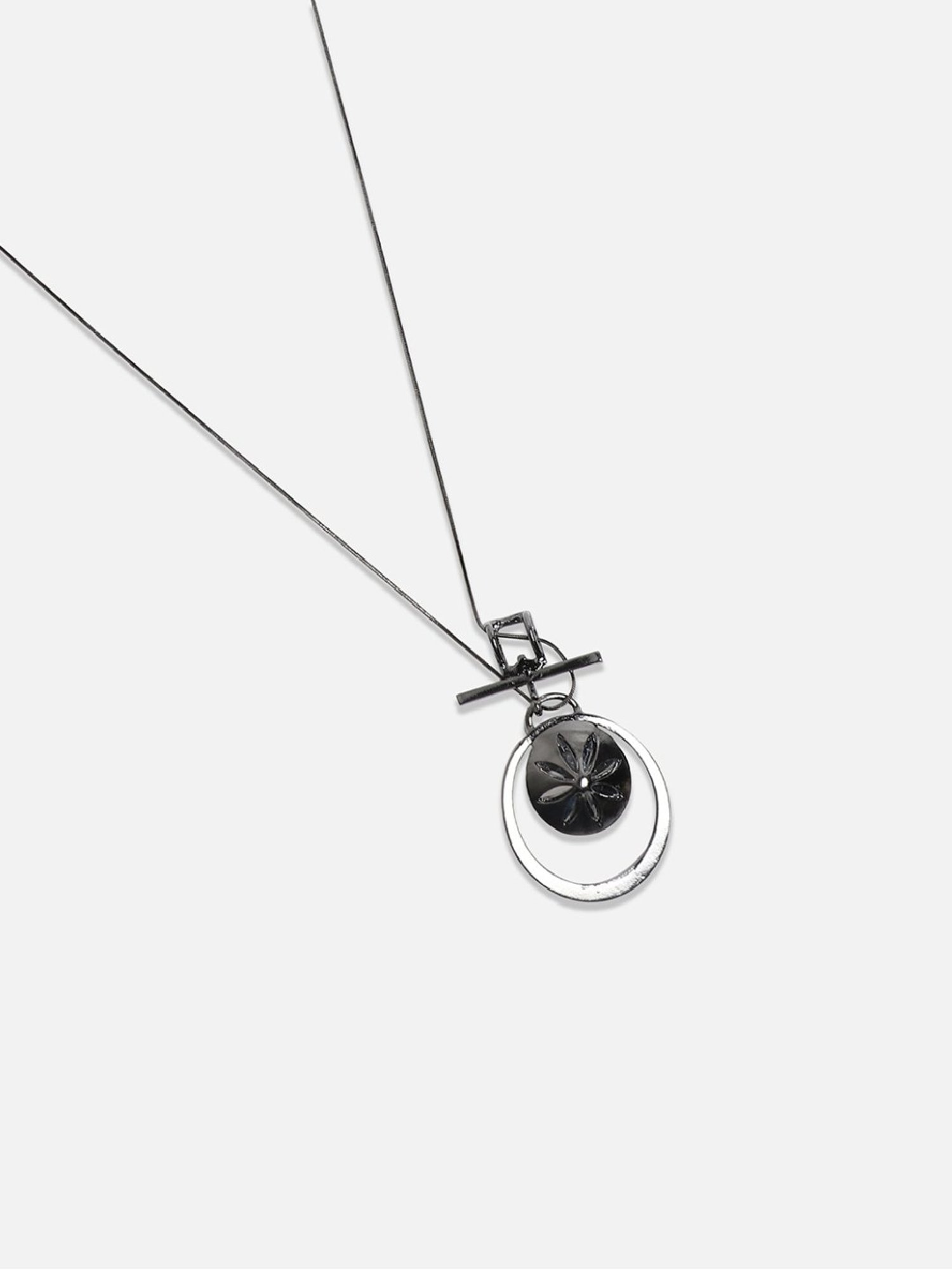 Sohi women's enigma elegance pendant chrome silver