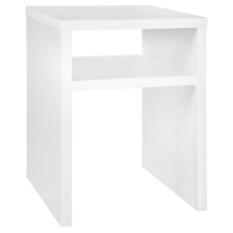 Storage Furniture End Table - White - ClosetMaid