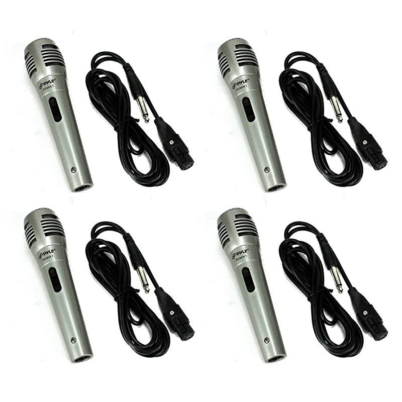 4  PDMIK1 Professional Moving Coil Dynamic Handheld Microphones Mic + Cable