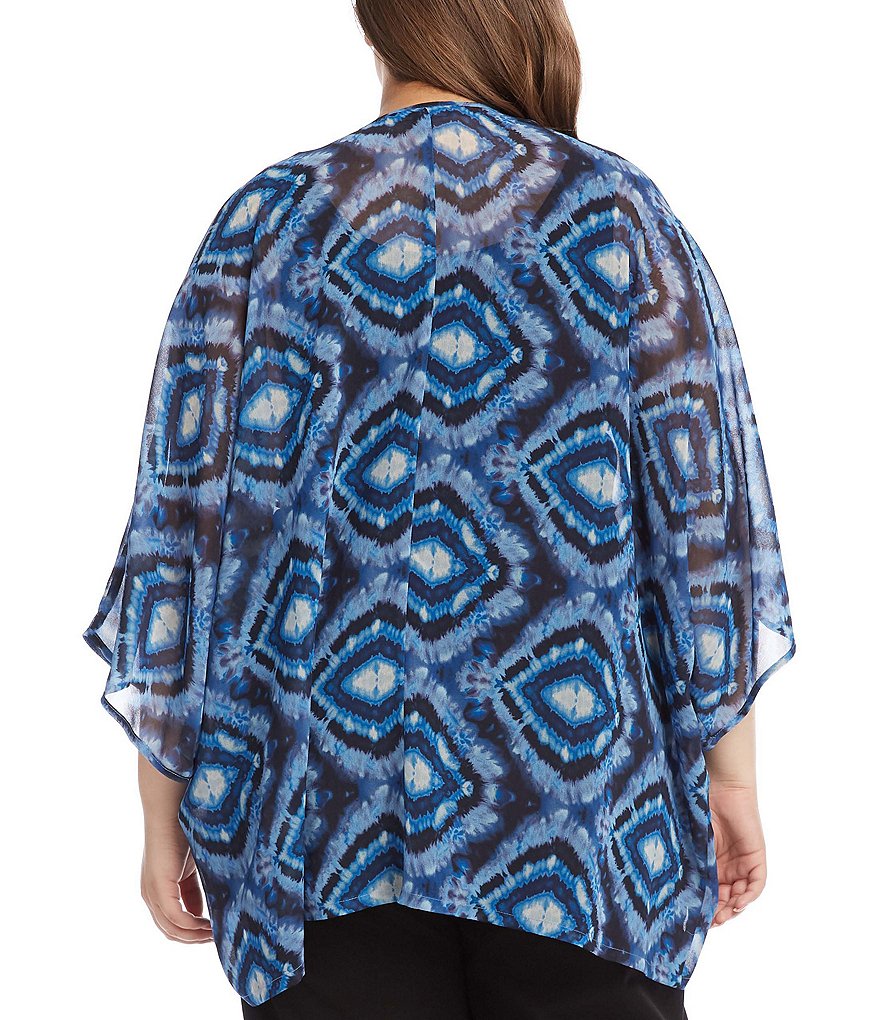 Karen Kane Plus Size Drape Front Kimono