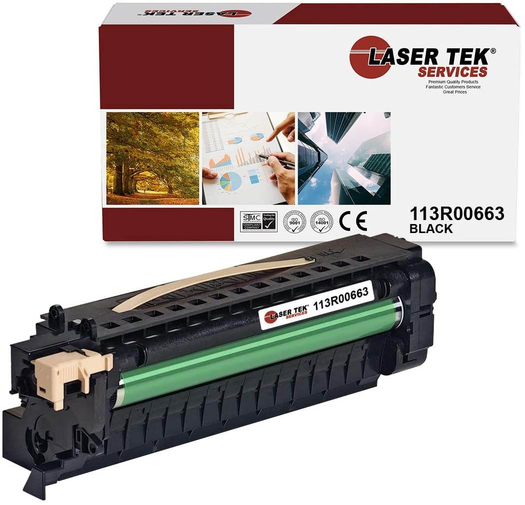 Laser Tek Services Compatible Xerox M15 Drum Unit Replacement for Xerox WorkCentre M15 M15i Printers (Black, 1 Pack) - 15,000 Pages