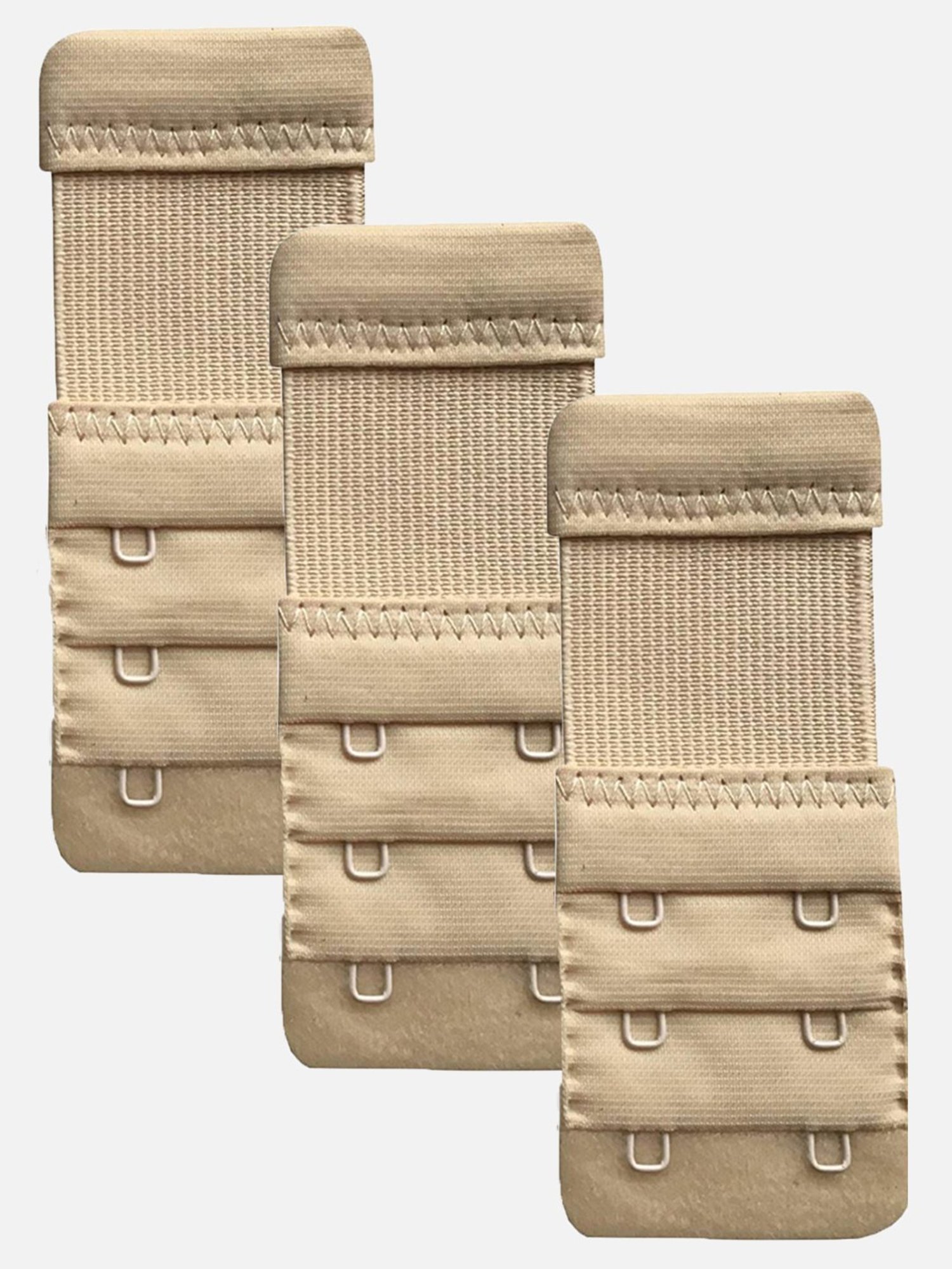 FIMS: Fashion is my Style Beige Bra Extenders - Pack Of 3