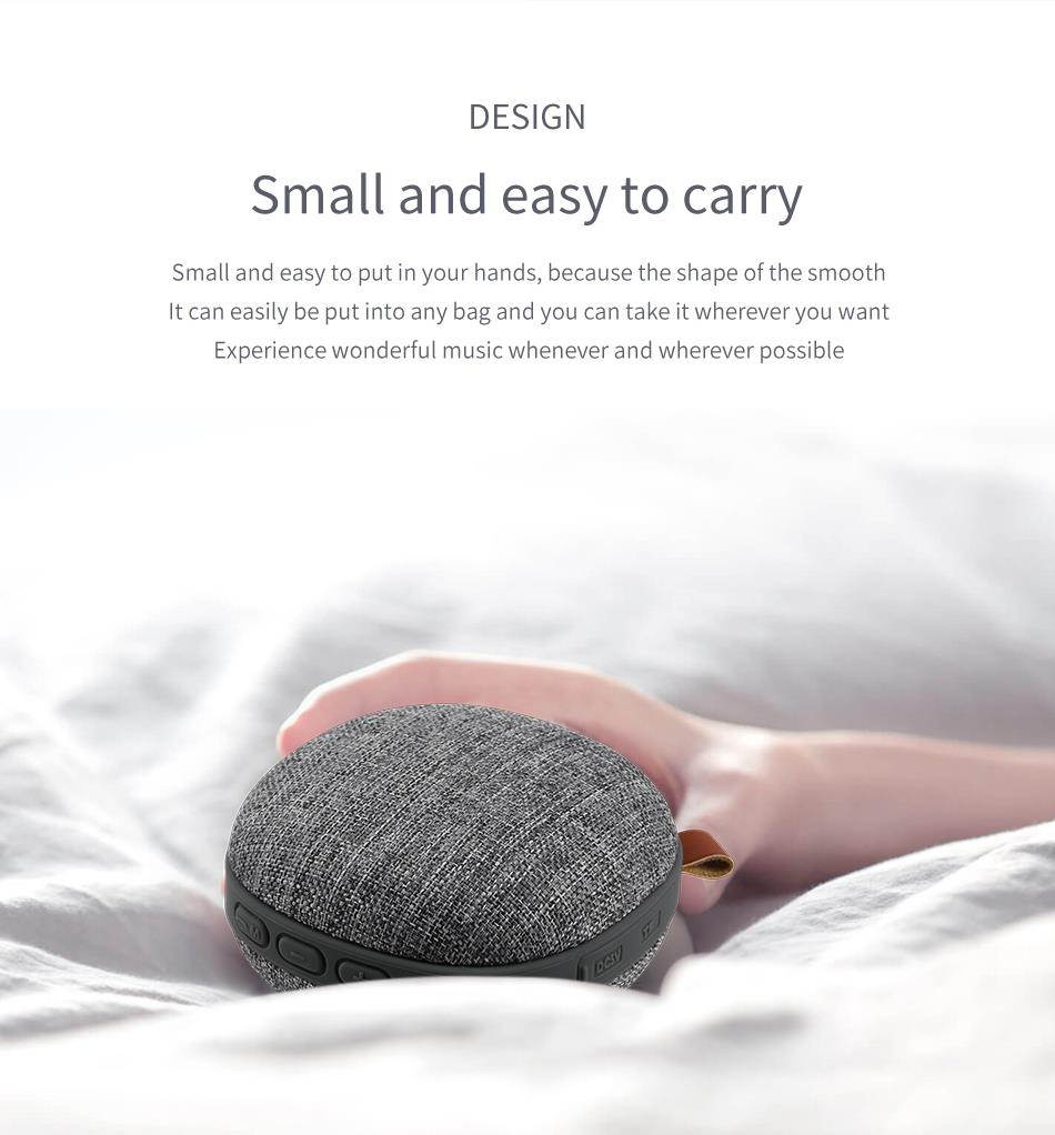 AWEI Y260 Bluetooth Speaker Mini Portable Wireless Speaker IPX4 Waterproof Kalonki Sound Box Blutooth Boombox For Computer Phone (Brown)