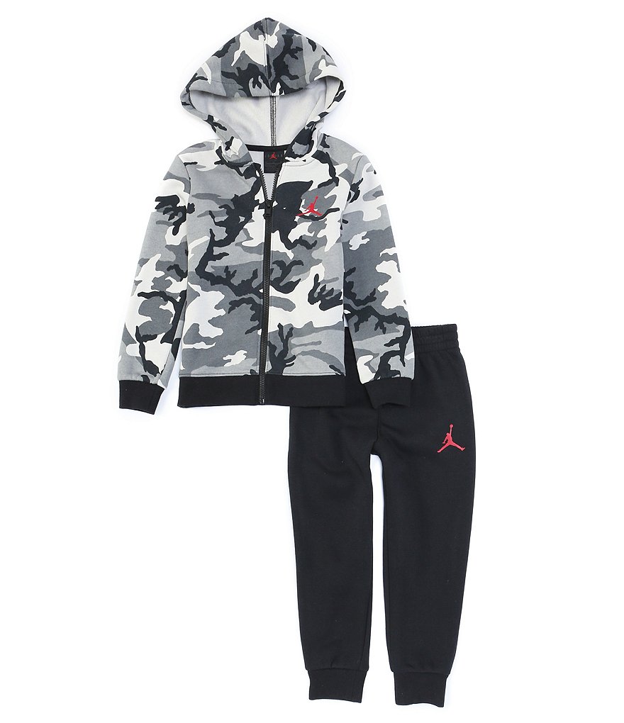 Jordan Little Boys 2T-7 Essentials Camouflage Fleece Jacket & Jogger Set