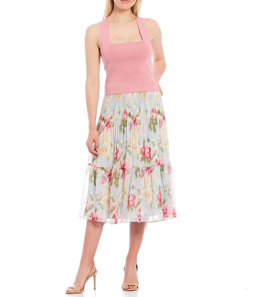 Lucy Paris Jasmine Square Neck V-Back Knit Top