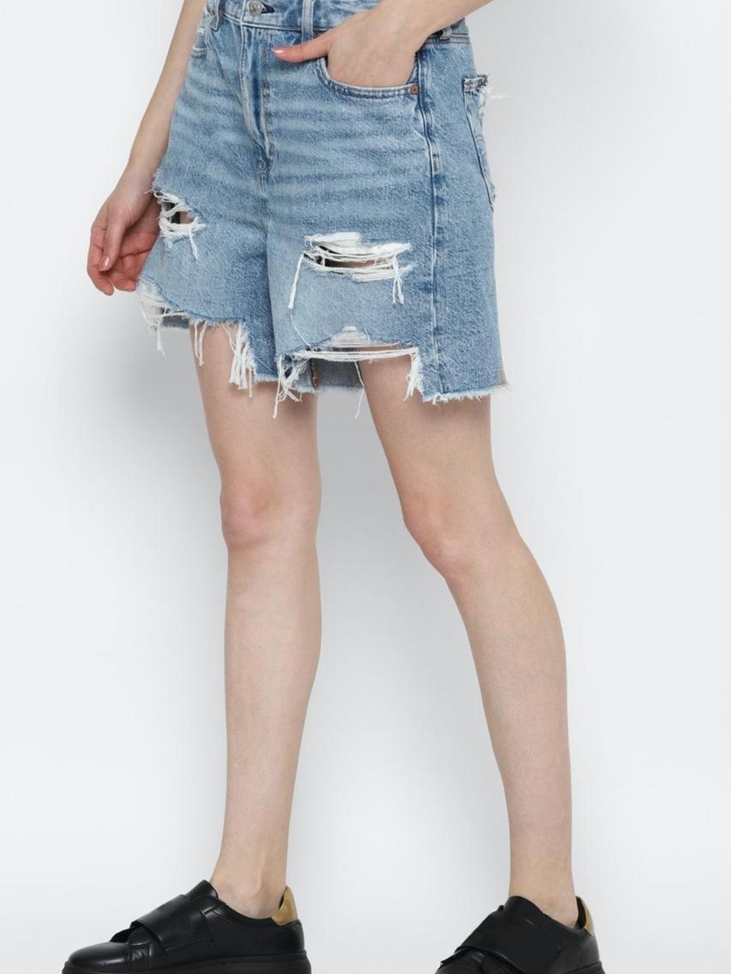 American Eagle Outfitters Blue Regular Fit Shorts