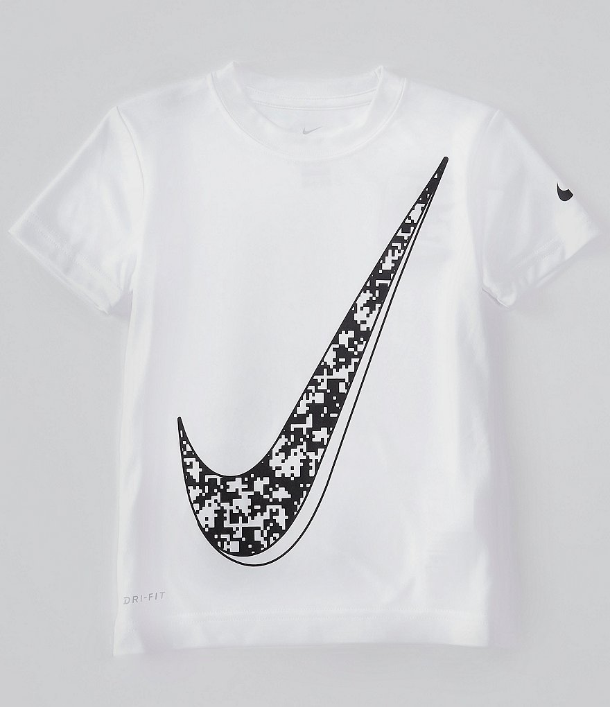 Nike Little Boys 4-7 Short-Sleeve 8-Bit Swoosh Tee