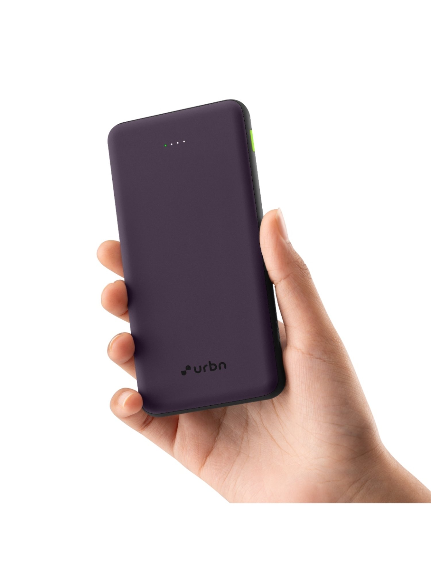 URBN 10000 mAh Ultra Slim 22.5W, Two Way Fast Charging Power Bank with Type C Input-Output (Purple)
