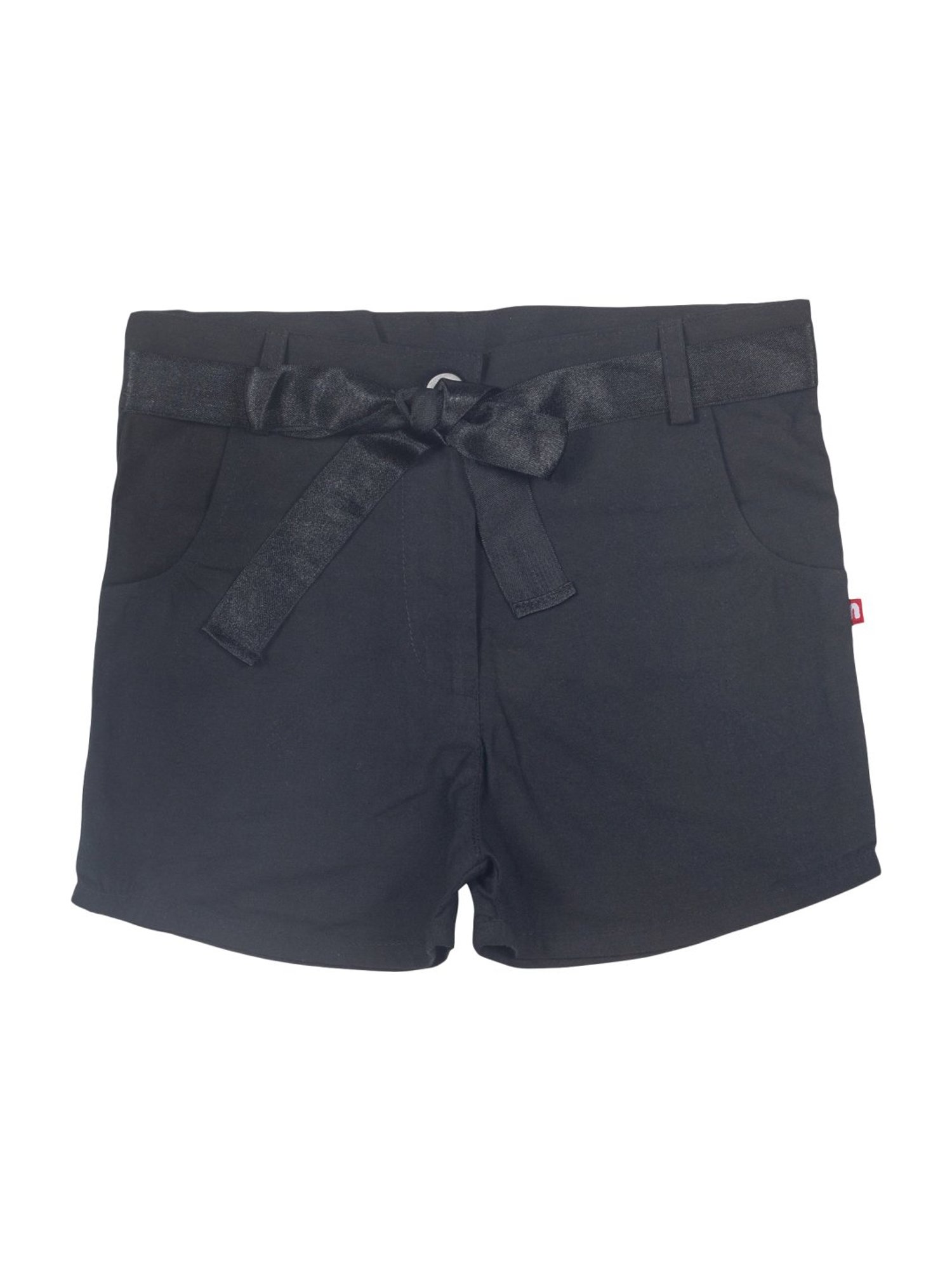 Nino Bambino Kids Black Organic Cotton Shorts