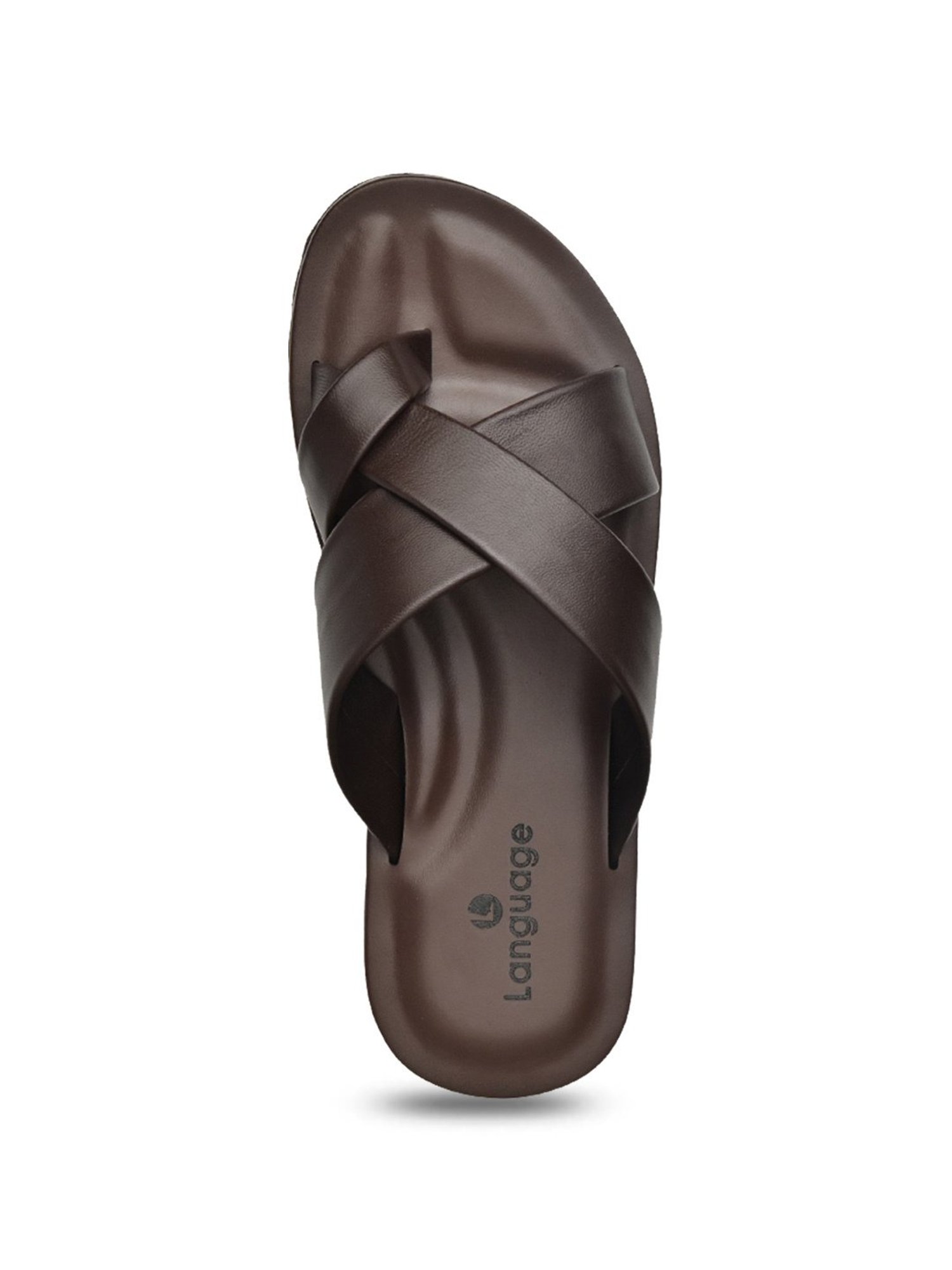 Language Shoes Men's Liam Brown Toe Ring Sandals