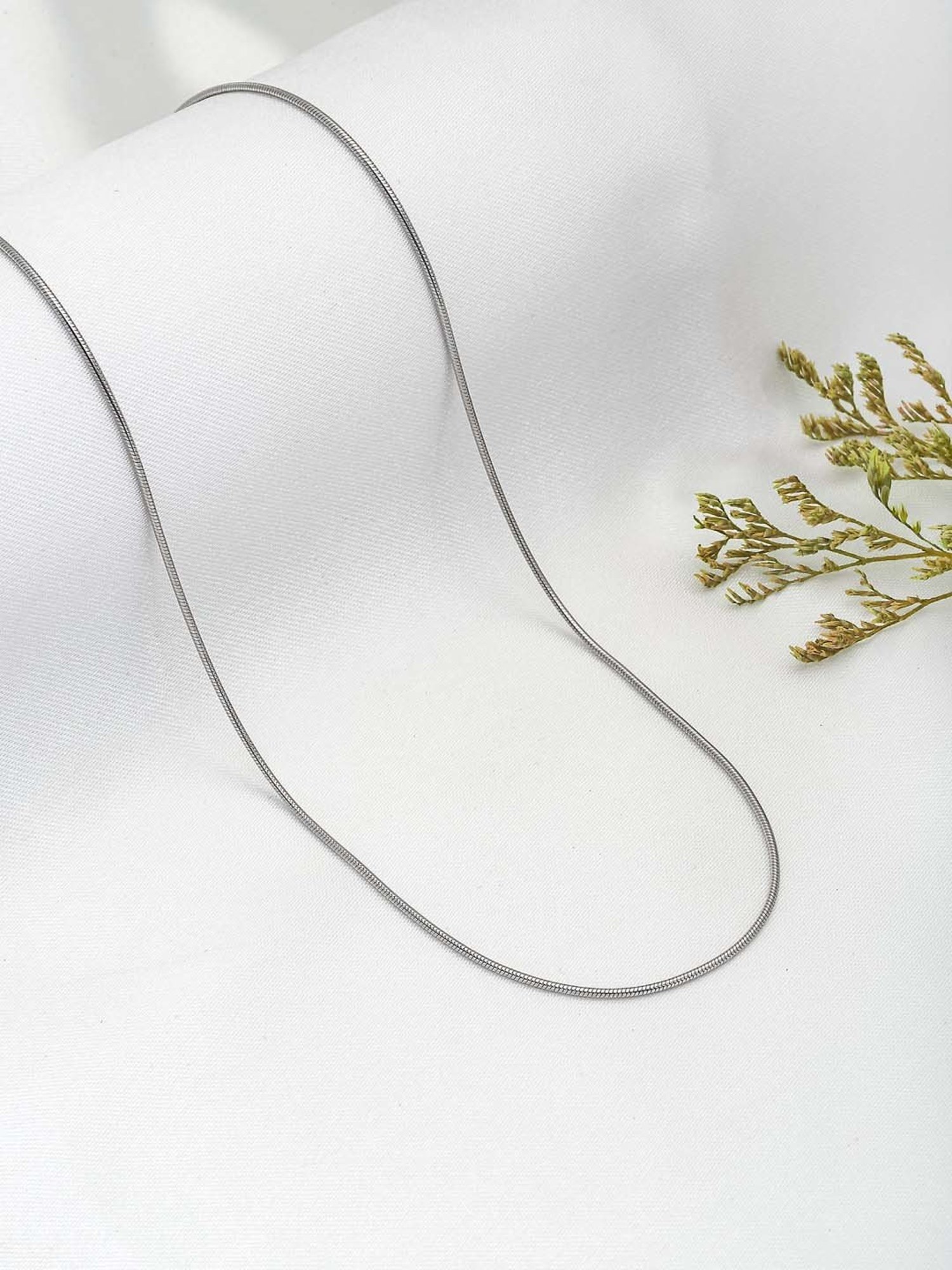 Zavya Sleek and Modern Golden Plated 92.5 Sterling Silver Box Chain