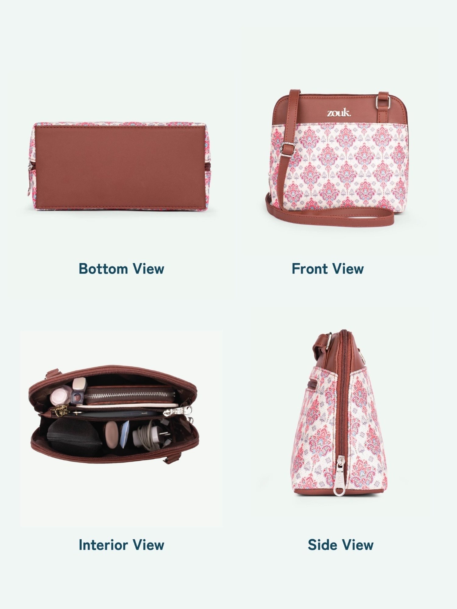 Tortoise Go Everywhere Ellena Black Solid Medium Cross Body Bag