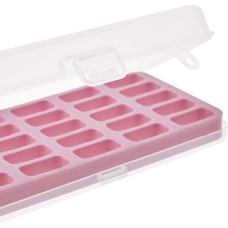 Bright Creations 3 Pack Bobbins Organizer with EVA Cushion for Sewing, 30 Grids (7.15 x 3.5 x 1.15 in)