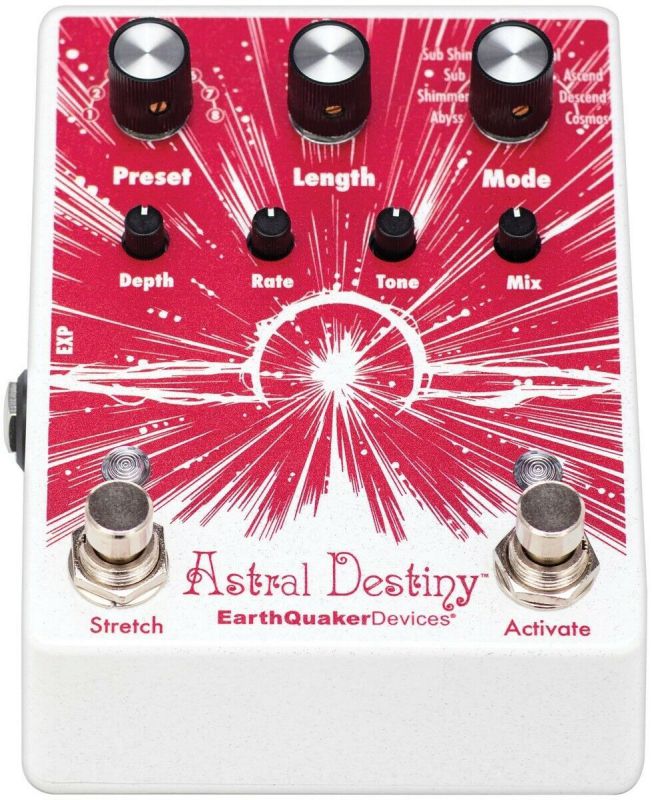 EarthQuaker Devices Astral Destiny Octal Octave Reverberation Odyssey Pedal