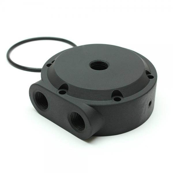 Monsoon MMRS End Cap (MMRS-SP-1P) with Two Side-Ports and One End-Port, Black