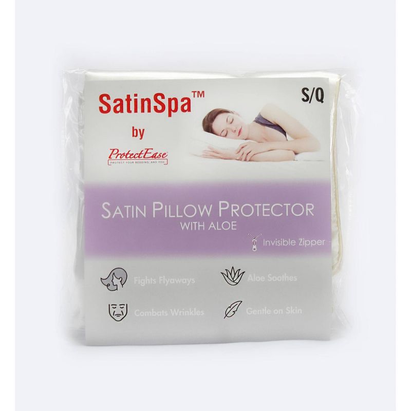 Bed Pillow Protector (Euro) White - Allerease
