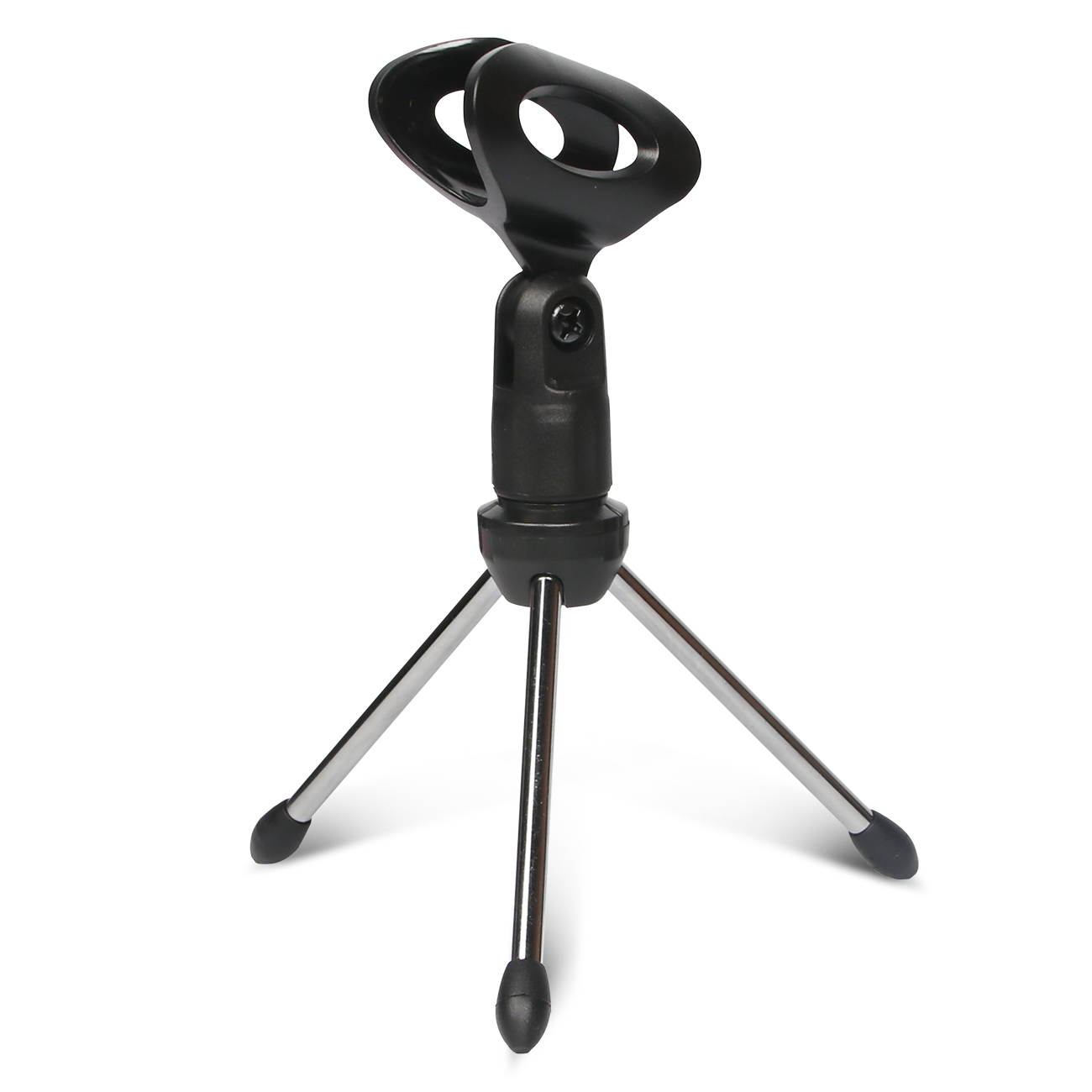 Depusheng Mini Portable Table Tops Microphone Tripod Zinc Alloy Mic Stand Bracket Desktop Adjustable Microphones Tripods Holder