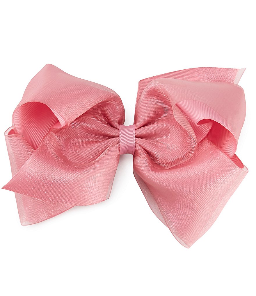 Copper Key Girls King Organza Bow