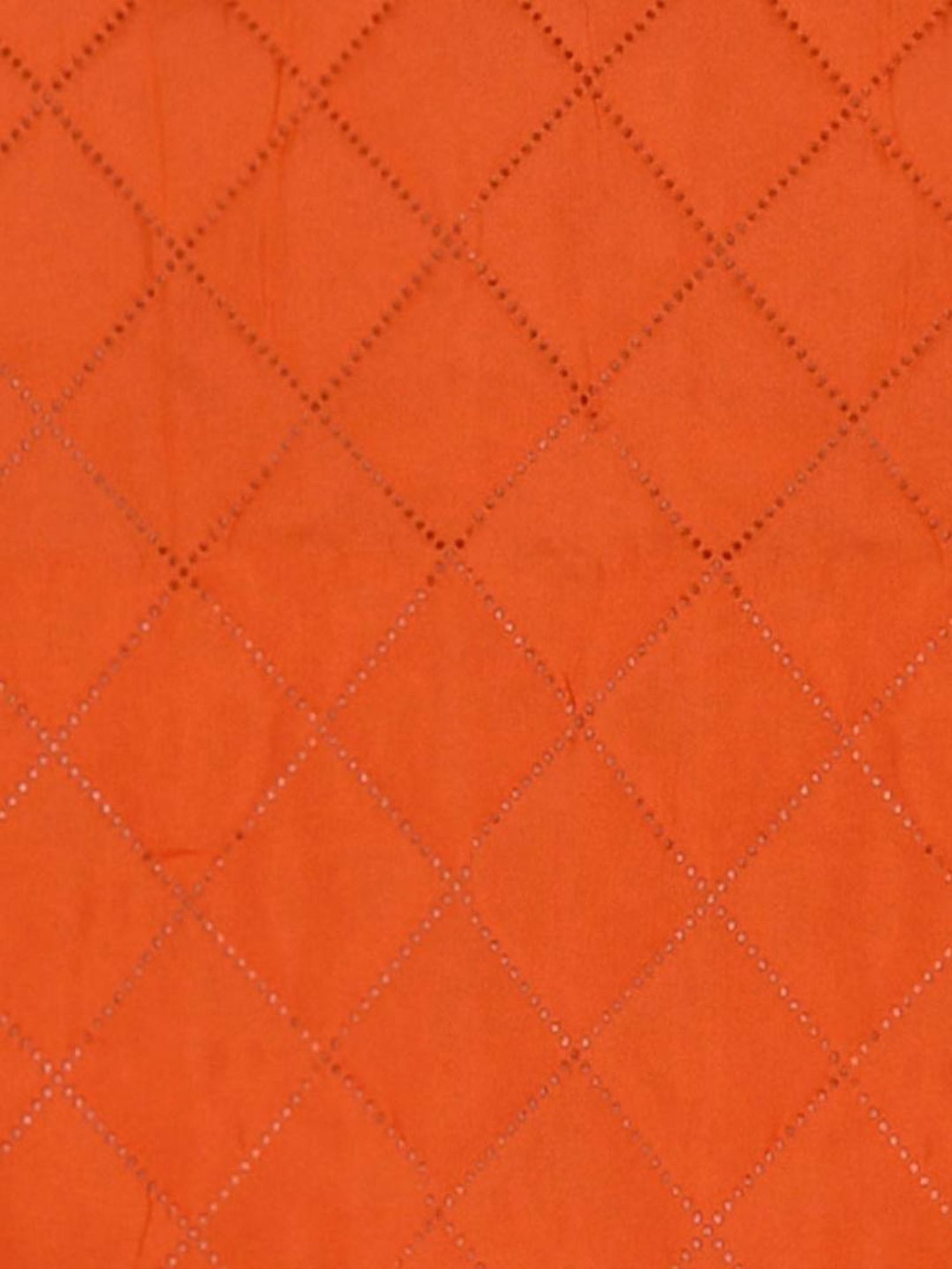 Nestasia Red & Cream Chevron Cotton Knitted Throw blanket with texture for Living Room or Bedroom