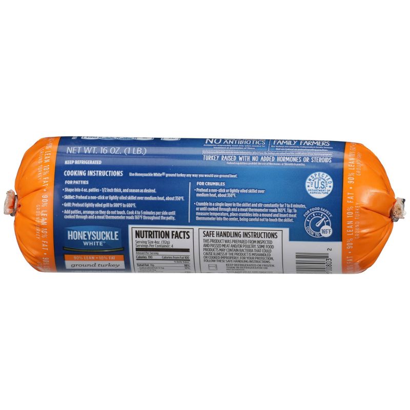 Honeysuckle White Fresh 90% Lean Ground Turkey - 1lb