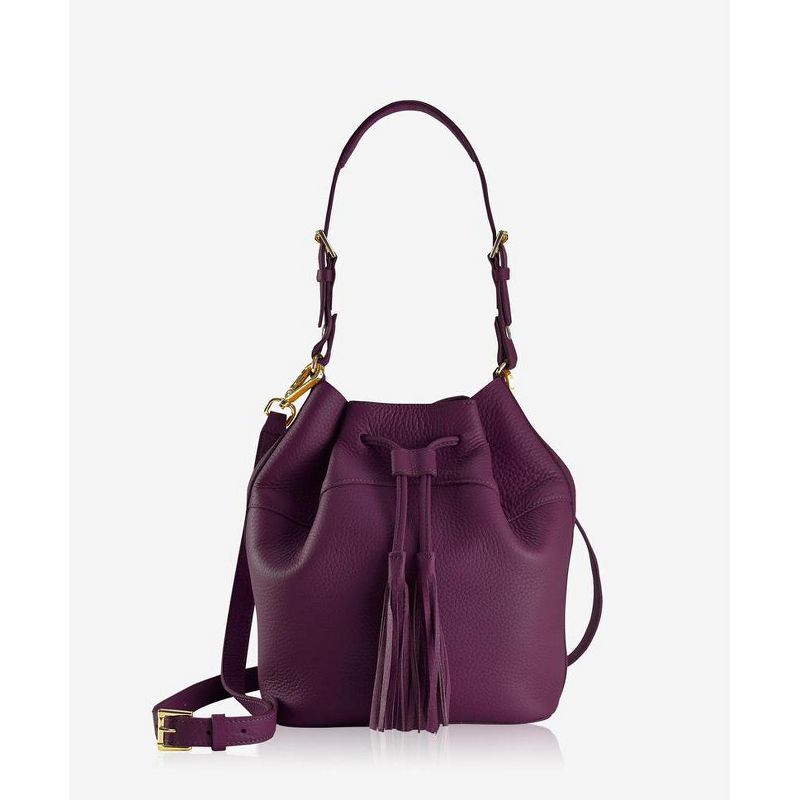 GiGi New York Purple Jenn Bucket Bag Bag