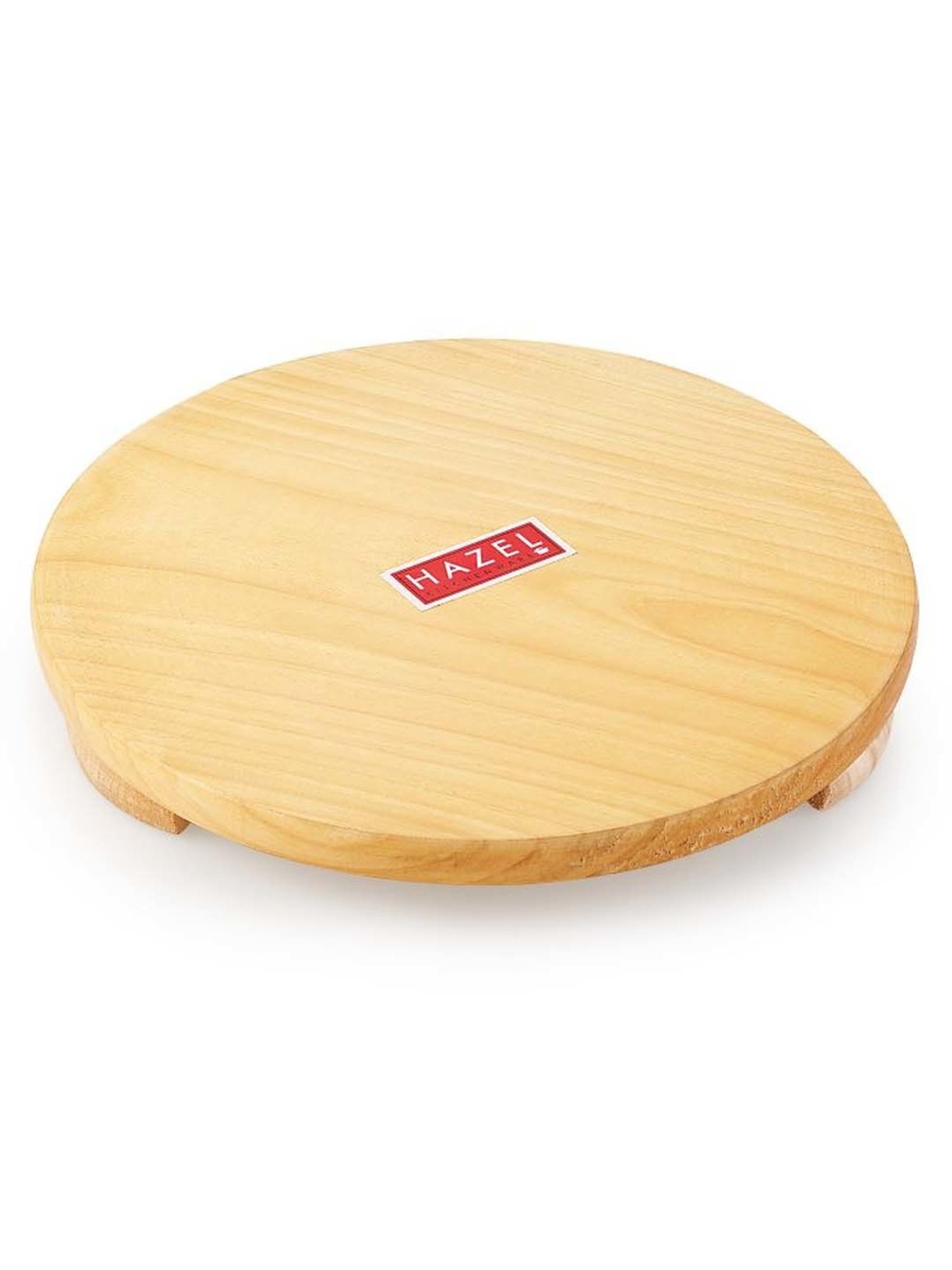 HAZEL Brown Wood 21 cm Small Polpat Roti Roller Combo