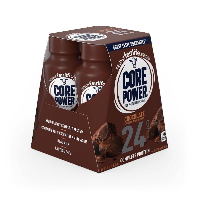 Core Power Chocolate Protein Shake - 4pk/8 fl oz Bottle