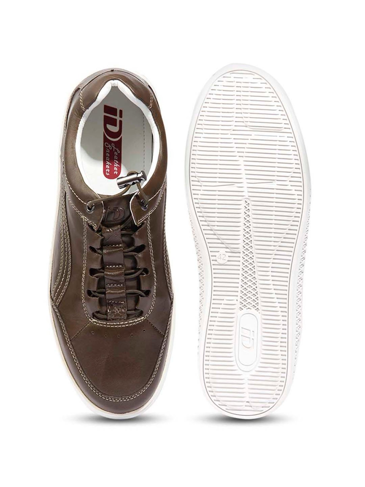ID Men's Olive Casual Sneakers