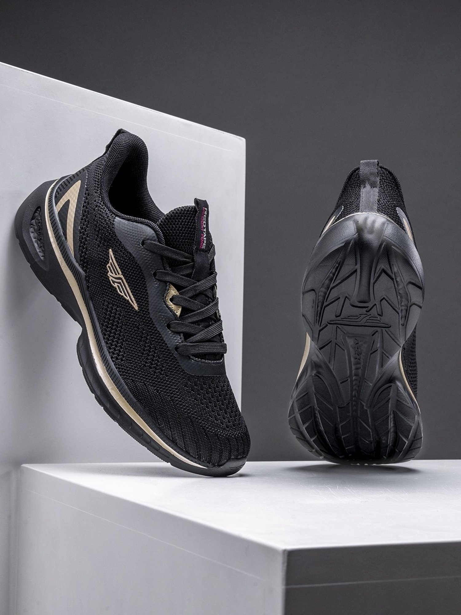 Red Tape Women's Black Running Shoes