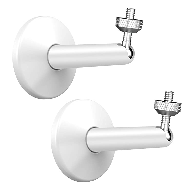 Arlo Mount,  Adjustable Security Wall Mount Aluminium Alloy Indoor/Outdoor Mount for Arlo, Arlo Pro, Arlo Pro 2 3, Arlo Ultra and Other Camera Models with 1/4 Inch Thread (2 Pack, White)