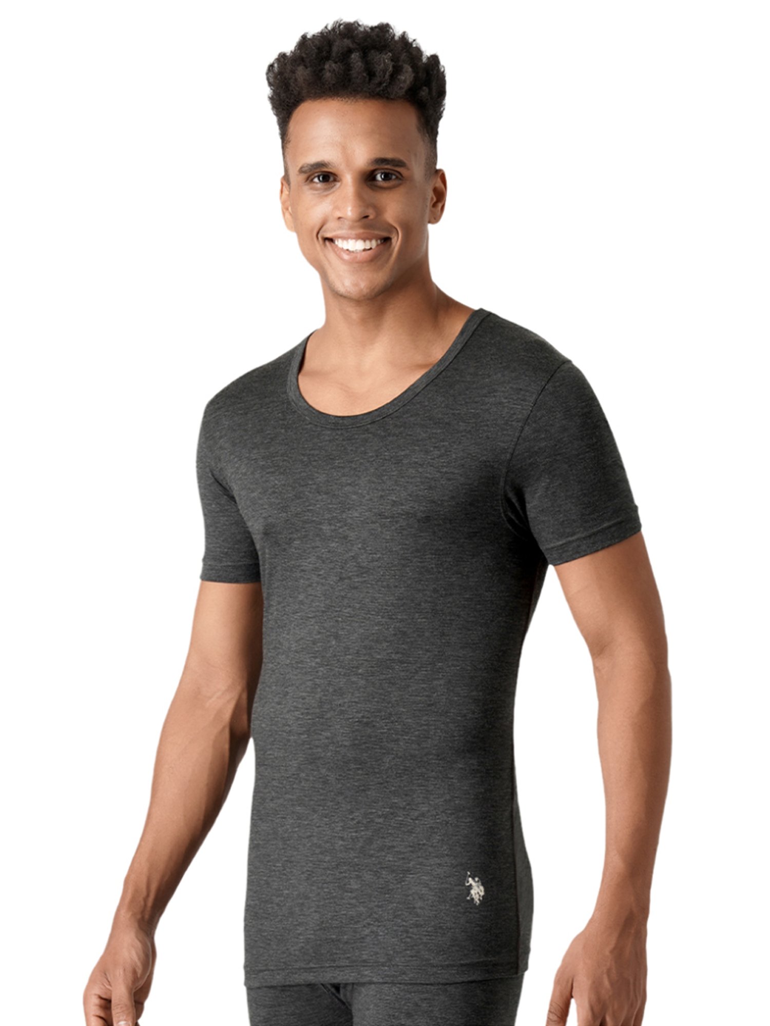 U.S. Polo Assn. Grey Regular fit Thermal