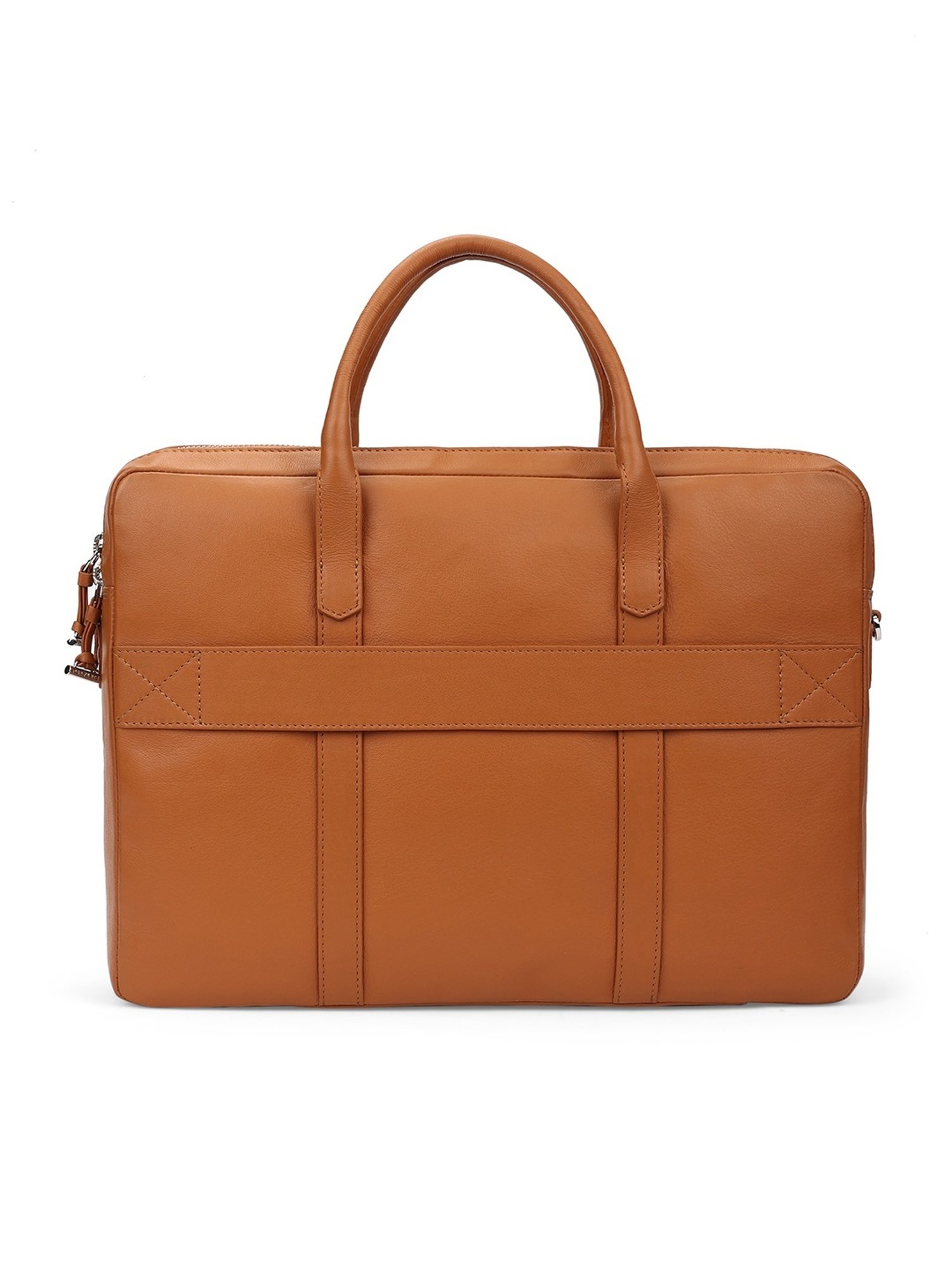 PERQUISITE STEVE Brown Leather Medium Messenger Bag