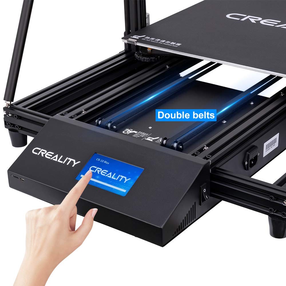 2020 New X5SA Pro 3D Printer High Precision Large Build Size Double Axis External Guide Rail and Titan Extruder, TRONXY 3D Printer