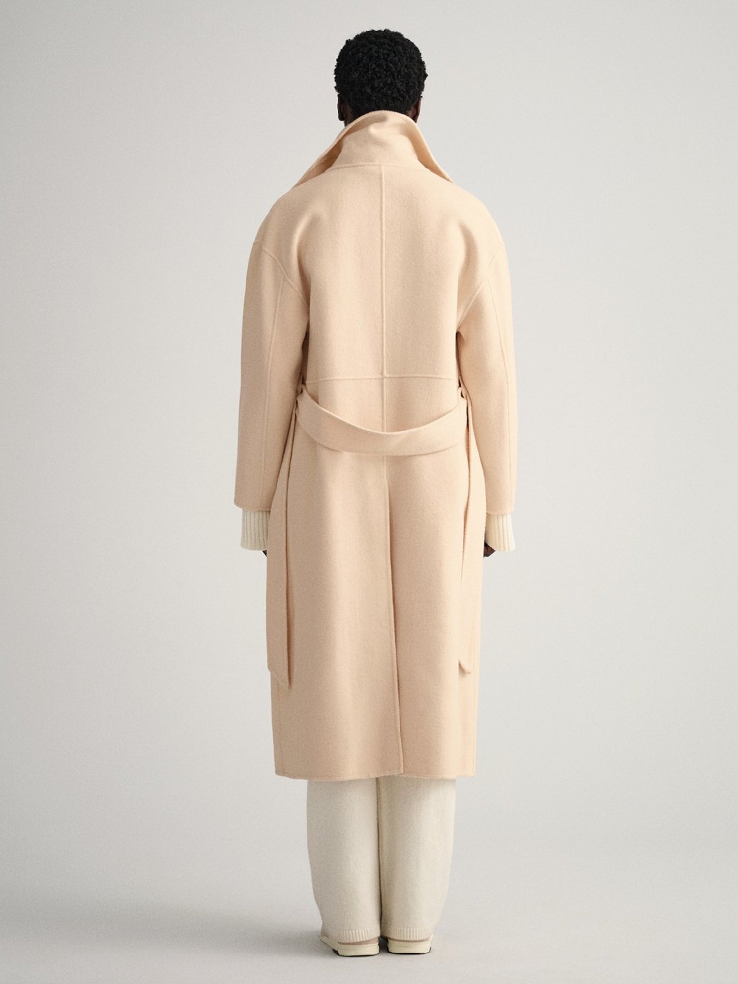 GANT Beige Full Sleeves Overcoat