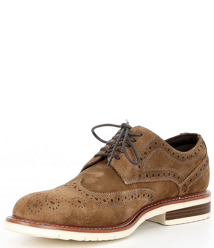 Kenneth Cole New York Men's Kieran Suede Flex Lace-Up Oxfords