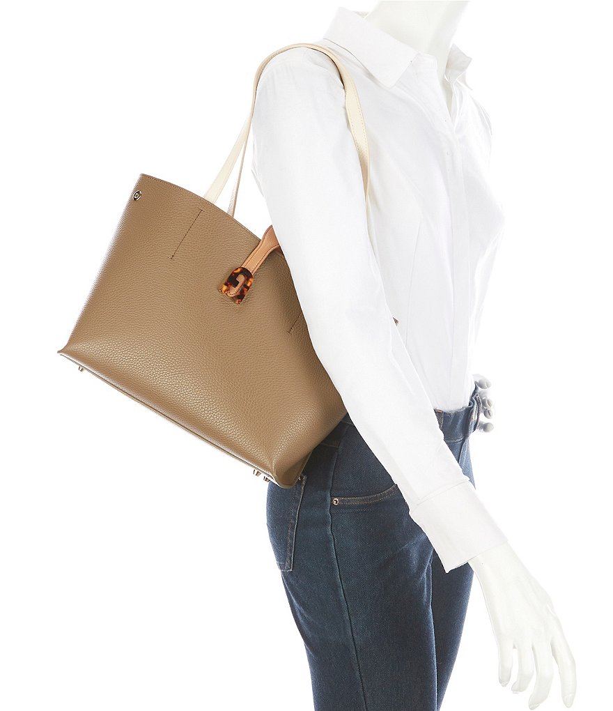 Furla Sofia Colorblock Leather Medium Tote Bag