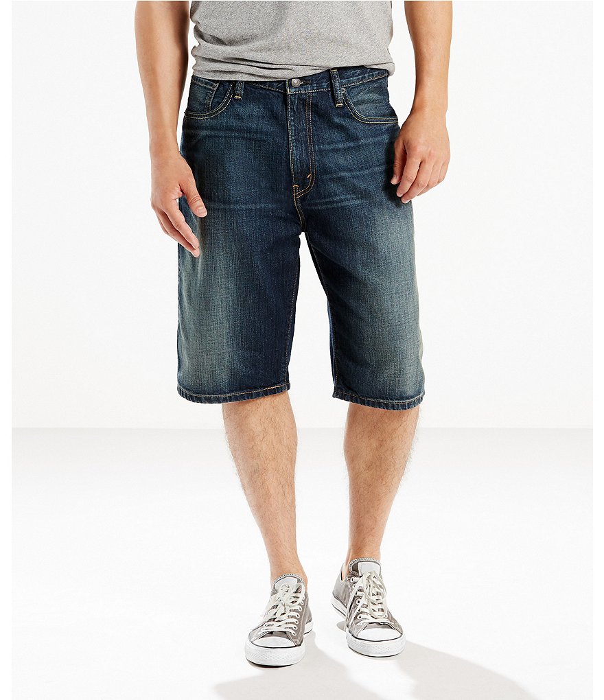 Roundtree & Yorke Big and Tall Performance 9#double; and 11#double; Inseam Flat Front Herringbone Print Shorts