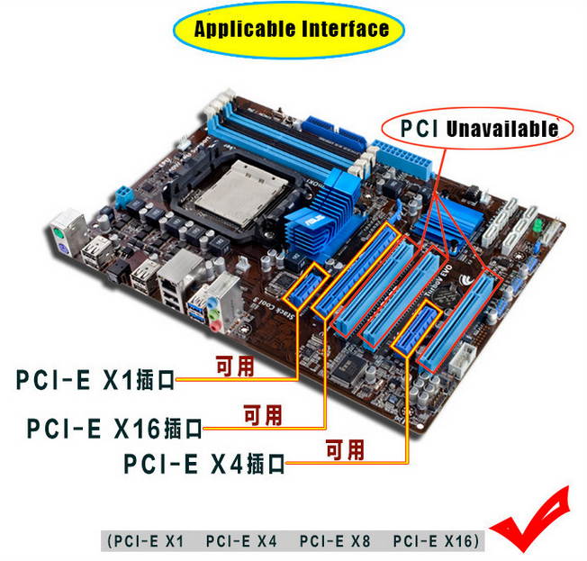 Tekit&reg; ACS-WAE3026 PCI Express 300/300Mbps Transfer/Receive Rate Wireless Adapter (only support Win XP,Win 7,8,10)