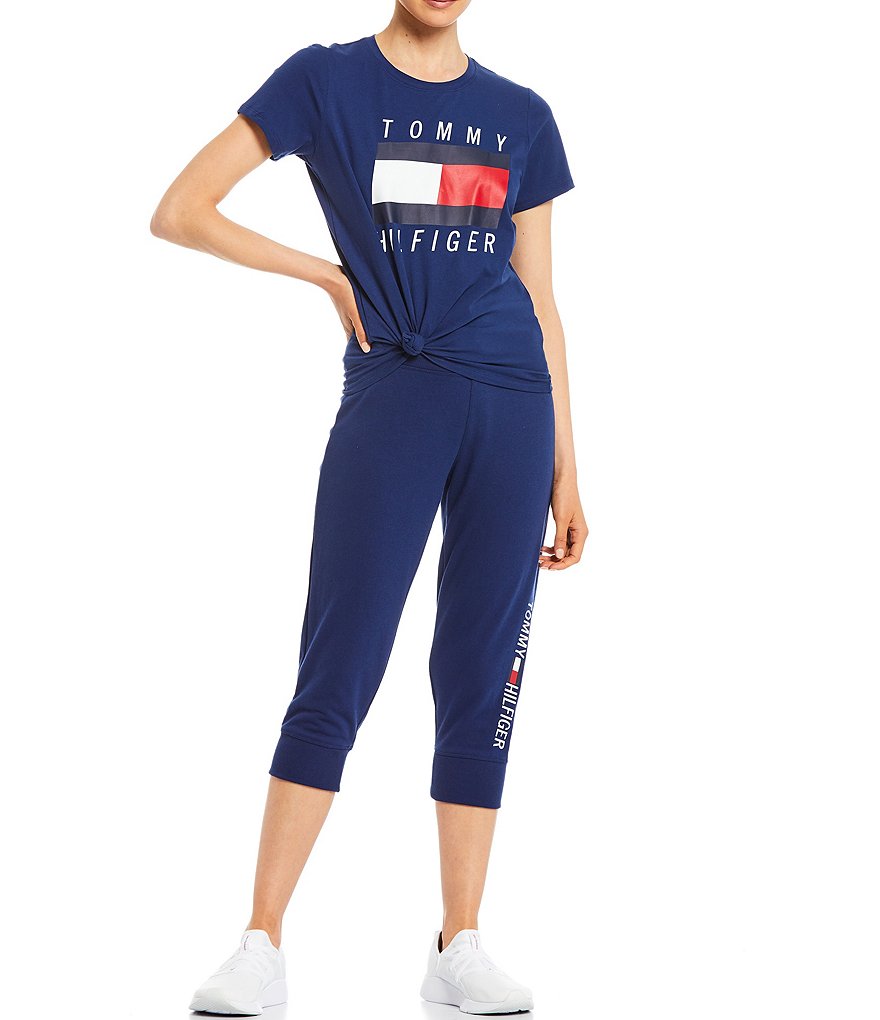 Tommy Hilfiger Sport Logo Knotted Tee