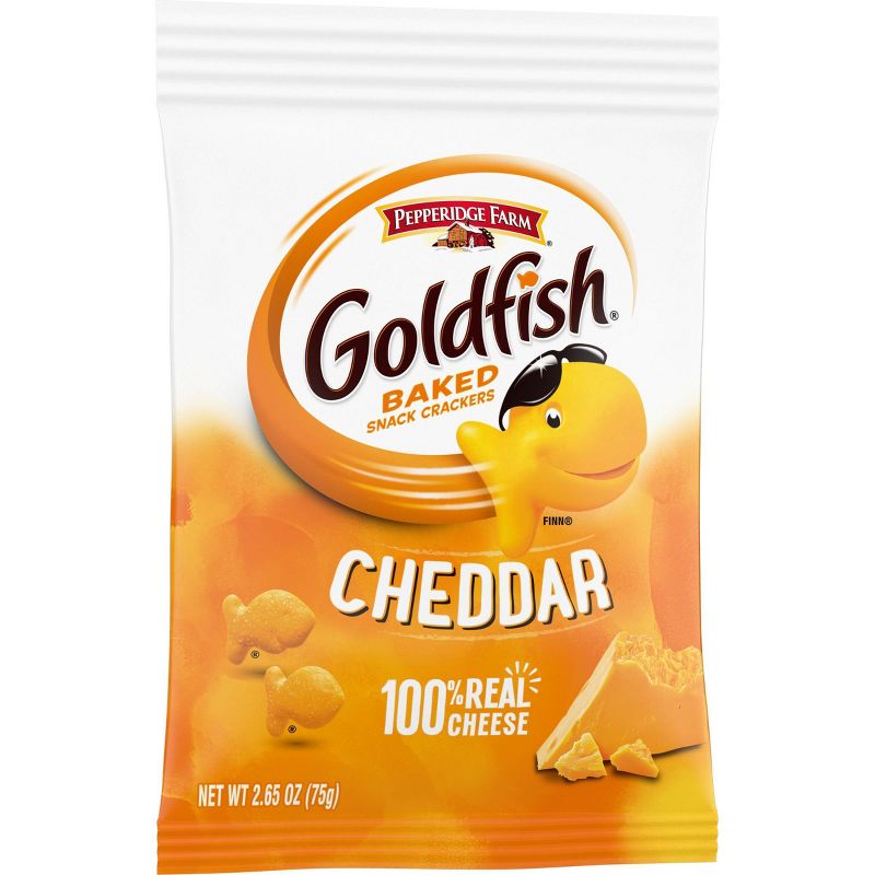 Pepperidge Farm Goldfish Cheddar Crackers, 2.65oz Snack Pack