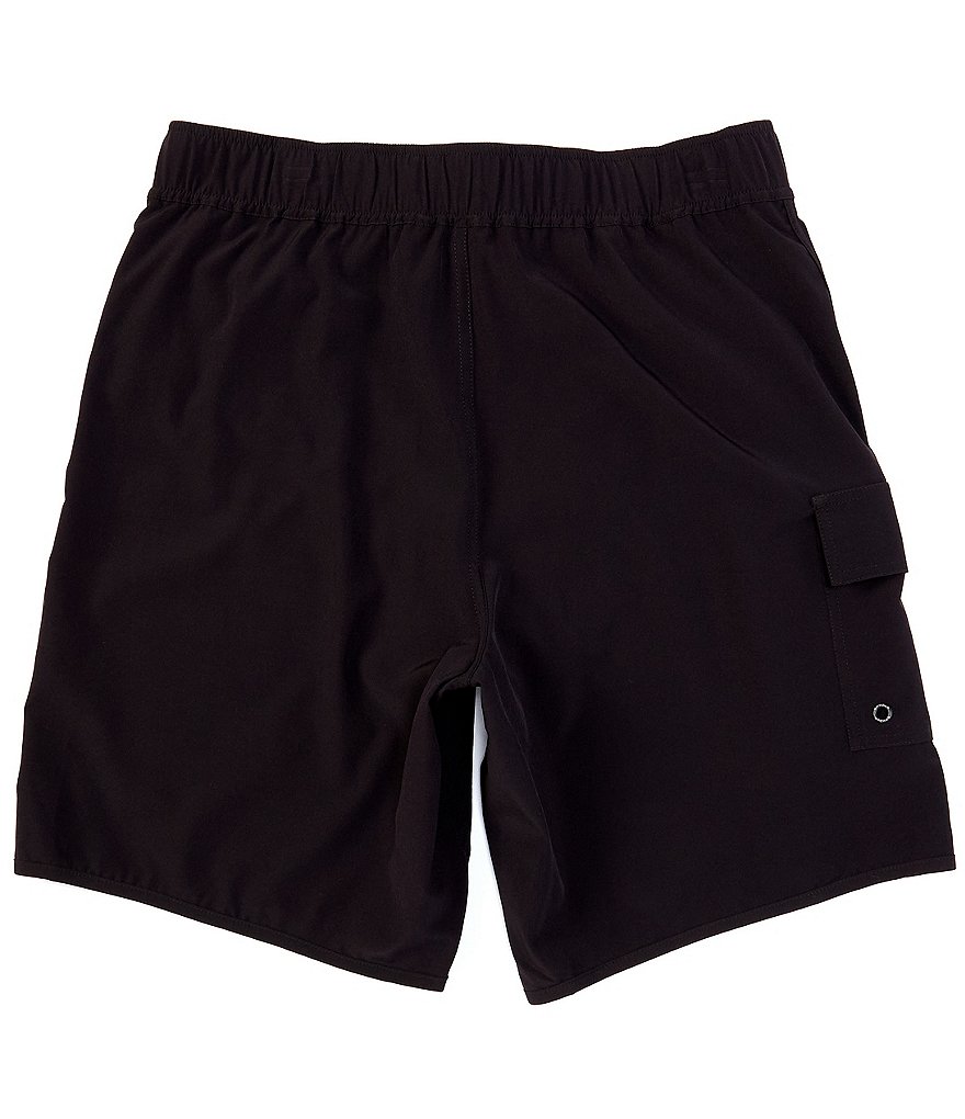 Spyder Men's Elastic-Waist 9#double; Inseam Cargo Hybrid Board Shorts