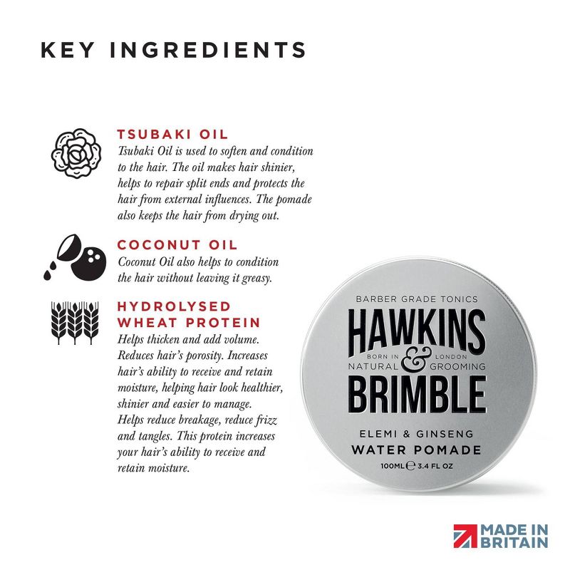 Hawkins & Brimble Water Pomade - 3.4oz