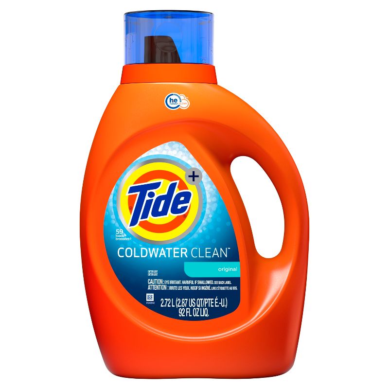 Tide Coldwater Clean High Efficiency Liquid Laundry Detergent - 92 fl oz