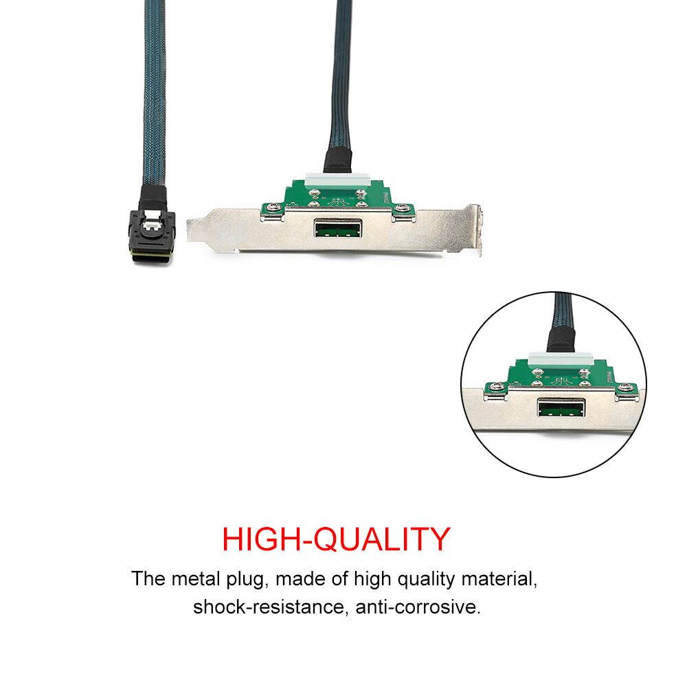 Weastlinks SFF-8088 to SFF-8087 Server Power Cable Sff-8087 Computer Hard Drive Data Transfer Cable 1m