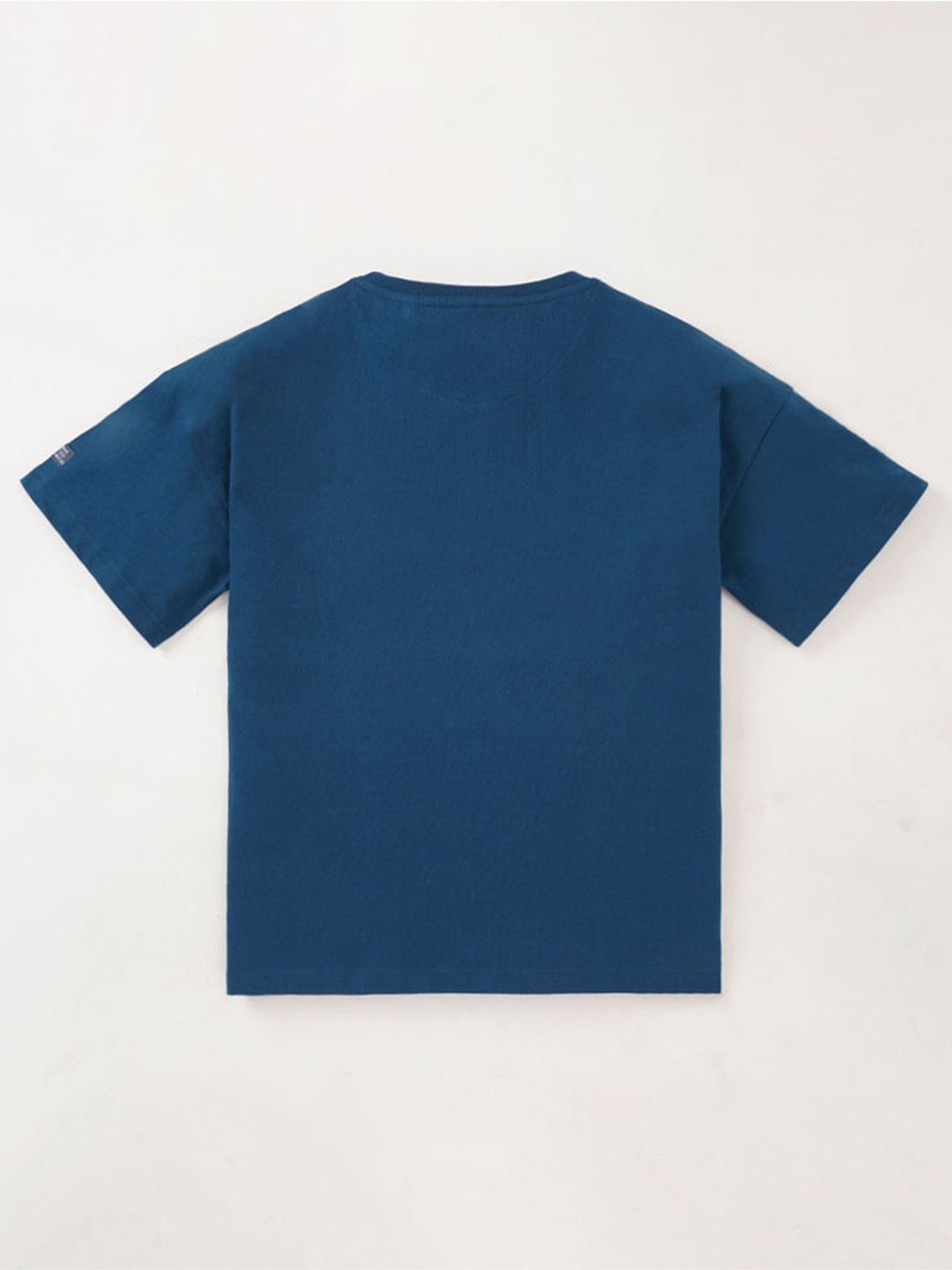 Edheads Kids Blue Cotton Printed T-Shirt