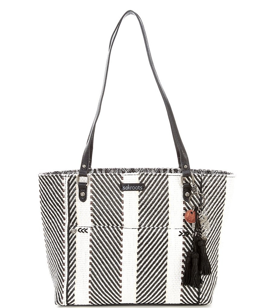 Sakroots Metro Woven Top Zip Tote Bag