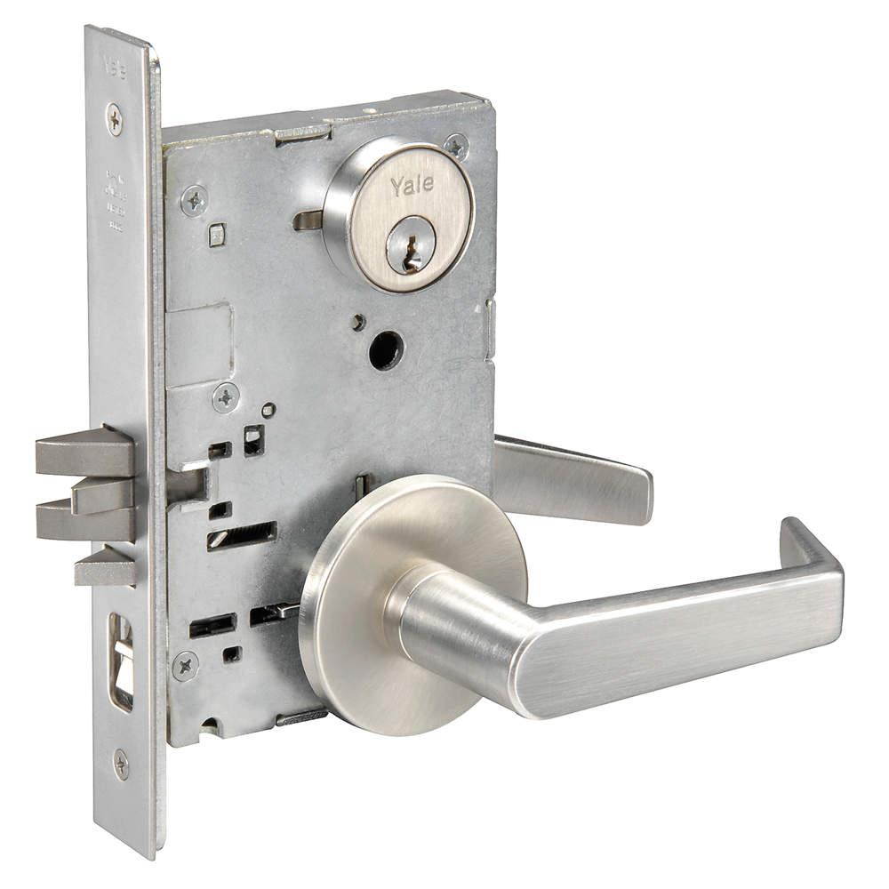 YALE AUR8807FL  626 x YMS Lever Lockset,Mechanical,Entrance