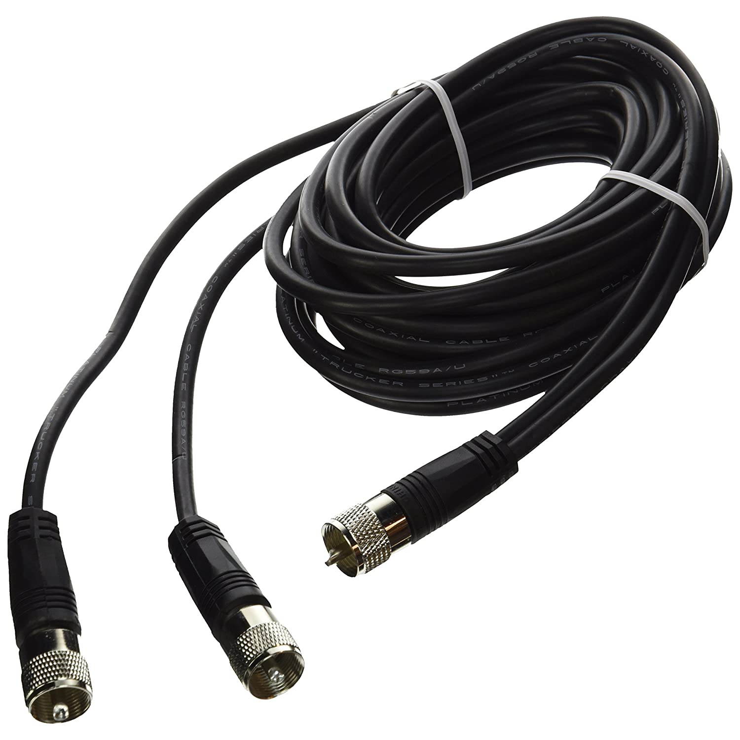 12 Dual Antenna Co-Phase Cable with PL-259 Conmnectors