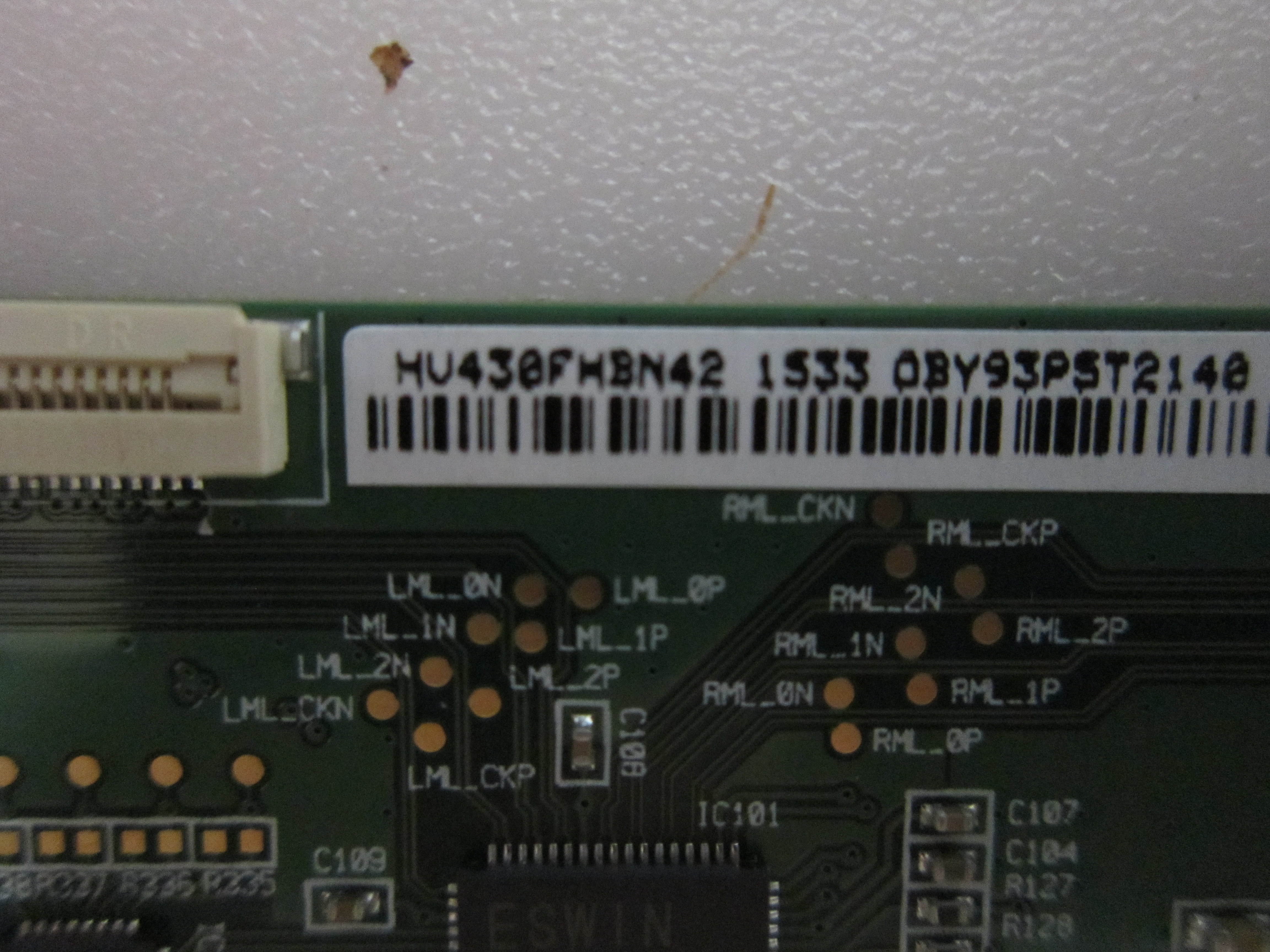 Vizio D43fx-F4 T-Con Board (P416751A_05) HV430FHBN42