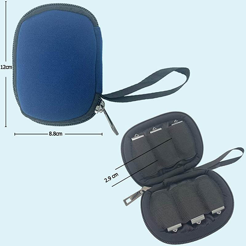 Flash Drive Case Storage Bag for USB Flash Drive  Electronic Accessories Organizer Holder for USB Flash DriveThumb DrivesPen DrivesJump Drives 6 Capabilities Blue